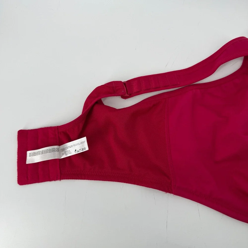 Wacoal 855170 Simone Sport Underwire Bra Berry Red Pink 40G Full Coverage Unline - Picture 5 of 8